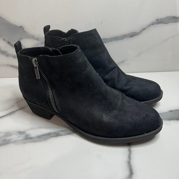 Carlos Santana | Capsule Wardrobe Women's Black Faux Suede Brianne Boots Sz 8 - Picture 1 of 8
